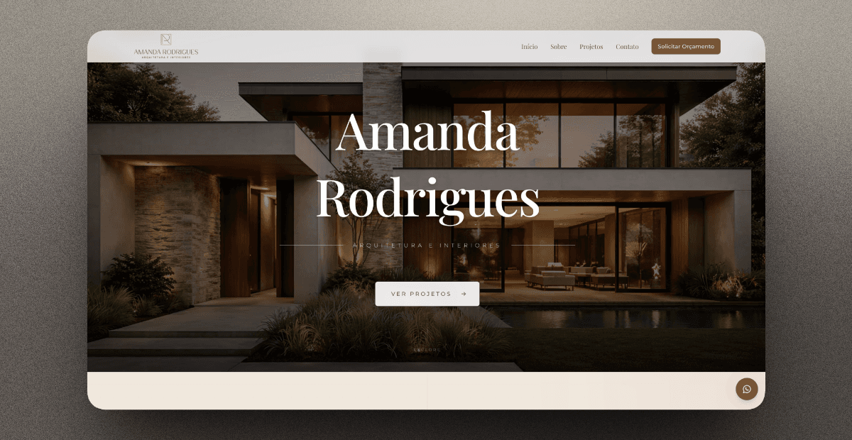 Amanda Rodrigues - Website